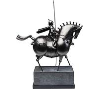 Kare Objeto Decorativo Black Knight, Metal, Negro, Talla única