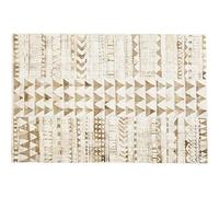 KARE Design Hieroglyphics Square-Alfombra de salón, Fabricada a Mano, 1 x 170 x 240 cm, Color Beige, (H/B/T) 1x170x240