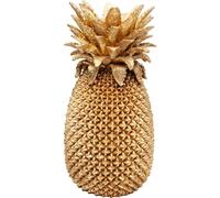 Kare Design Jarrón Decorativo, diseño de piña, Dorado, 49,5x24,5x24,5cm