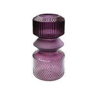 Kare Jarrón de diseño Marvelous Duo, Lila, florero, Decorativo, Recipiente para Flores, jarrón de Mesa, 36 cm