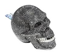 KARE Design Kare Hucha Skull Crystal, Plata, 16 x 20.5 x 14 cm, 20.5x14x16 cm