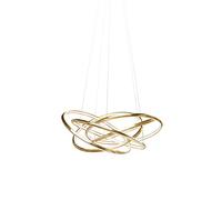 Kare Design Lámpara Colgante, Saturn Led Oro Grande, 120x75x75cm