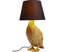 Kare Design Lámpara de Mesa Animal Duck, Dorado/Brown, Motivo de Pato, Altura 50cm, Luz Decorativa, Decoración para Dormitorio y Sala de Estar, sin Bombilla Incluida