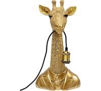 Kare Design Lámpara de Mesa Animal Jirafa, Dorado, Altura 50cm, Luz Decorativa, Decoración para Dormitorio y Sala de Estar, sin Bombilla Incluida