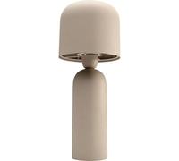 Kare Design Lámpara de Mesa Maya, Beige, Metal, Escandinava, Moderna, Altura 39cm, Luz Decorativa, Decoración para Dormitorio y Sala de Estar, sin Bombilla Incluida