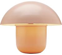 Kare Design Lámpara de Mesa Mushroom, Mate Peach, Redonda, Forma de Honga, Altura 27 cm, Luz Decorativa, Decoración para Sala de Estar, sin Bombilla Incluida