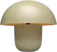 Kare Design Lámpara de Mesa Mushroom, Mate Verde Claro, Redonda, Forma de Honga, Altura 44 cm, Luz Decorativa, Decoración para Sala de Estar, sin Bombilla Incluida