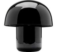 Kare Design Lámpara de Mesa Mushroom, Negro, Redonda, Forma de Honga, Altura 20 cm, Luz Decorativa, Decoración para Sala de Estar, sin Bombilla Incluida