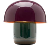 Kare Design Lámpara de Mesa Mushroom Shiny Duo Saturday, Verde/Lila, Redonda, Forma de Honga, Altura 20 cm, Luz Decorativa, Decoración para Sala de Estar, sin Bombilla Incluida