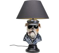 Kare Design Lámpara de Mesa Punk Dog, Negro, Diseño Animal Perro, Moderna, Altura 57cm, Luz Decorativa, Decoración para Dormitorio y Sala de Estar, sin Bombilla Incluida