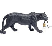 Kare Design Lámpara de Suelo Animal Bagheera, Negro, Motivo Animal Bagheera, Iluminación Decorativa, Luz Ambiente, Salón y Dormitorio, sin Bombilla Incluida, Altura 40 cm