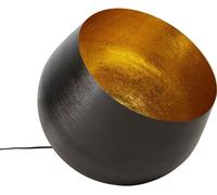 Lámpara de suelo Kare Apollon, negra, Ø 50 cm