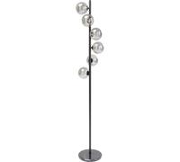 Kare Design Lámpara de Pie Scala Balls, Negro, Estructura de Acero y Pantalla de Vidrio, Iluminación Decorativa para Salón y Dormitorio, sin Bombilla Incluida, Altura 161 cm