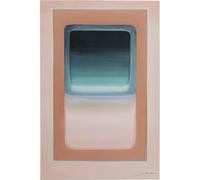 Kare Design Lienzo decorativo Tendency en colores pastel, rosa/azul, 150 x 100 cm, lienzo, moderno, abstracto, decoración de la habitación, sala de estar