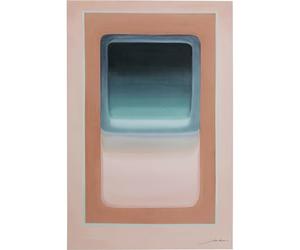 Kare Design Lienzo decorativo Tendency en colores pastel, rosa/azul, 150 x 100 cm, lienzo, moderno, abstracto, decoración de la habitación, sala de estar