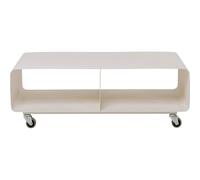 KARE Design Lowboard Lounge M, Crema, Metal, Moderno, Estante Enrollable, Ahorro de Espacio, decoración de habitación, decoración del hogar para Sala de Estar, Dormitorio, 90 x 30 x 42 cm (Alto x