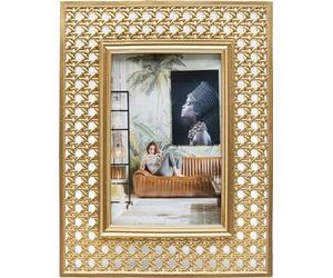 Kare Design, Marco con agujeros, Oro, Hecho a mano, Cristal transparente, Óptimo, Retrato, Paisaje, Pared, Personalización, Decorativo, Elegante, Oficina, Salón, Dormitorio, 26 x 21 x 1 cm (A/A/P)