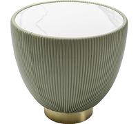 Kare Design Mesa Auxiliar Endless Vegas, Verde, Tablero de Cerámica, Redonda Diametro 47cm, Moderno, Elegante, Mesa de Centro, Mesita de Noche, Decorativa, Decoración para Salón