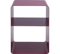 Kare Design Mesa Auxiliar Lounge S, Rosa, 38x33x53 cm, Diseno Minimalista, mesita de Noche, Acero, Estilo Industrial, Moderno, salón, Dormitorio