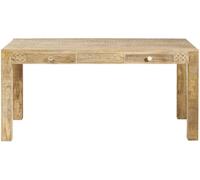 Kare Design Mesa de comedor para 4 en mango tallado L140