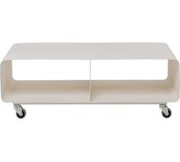 KARE Design Lowboard Lounge M, Crema, Metal, Moderno, Estante Enrollable, Ahorro de Espacio, decoración de habitación, decoración del hogar para Sala de Estar, Dormitorio, 90 x 30 x 42 cm (Alto x