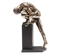 Kare Design Objeto Deco Stand Hombre Desnudo, Bronce, 35cm