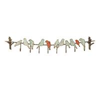 Kare Design Perchero de pared Bird Party, multicolor, 100 cm de ancho