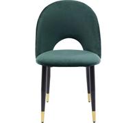 Kare Design Silla iris velvet verde