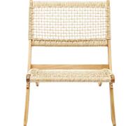 Kare Design Sillón de jardín plegable marrón