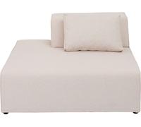 Kare Design Sofá izquierda chaise-longue crema 120cm