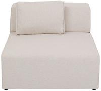 Kare Design Sofa tapizado pieza central crema 120 cm