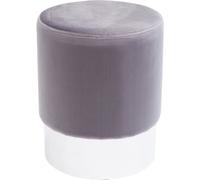 Kare Design Taburete gris claro plata ø35cm