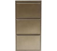 Kare Design Zapatero 3 cajones bronce