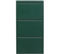 Kare Design Zapatero caruso de 3 compartimientos verde