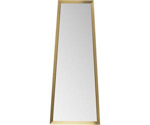 KARE Espejo de Pared Arezzo, latón, trapez, Acero, Espejo de Cristal, Moderno, decoración de habitación, decoración del hogar para Sala de Estar, Dormitorio, Pasillo, Oficina, 65 (45) x 160 x 7 cm