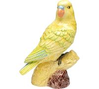 Kare Figura Decorativa de Papagayo, Amarillo, 28 cm de Altura, Objeto Decorativo, Regalo, decoración exótica, diseño de Loros, salón