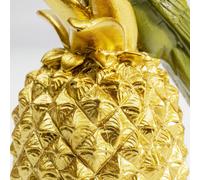 KARE figura decorativa loro piña, poliresina, color dorado, verde True