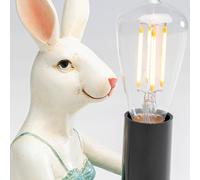 KARE Girl Rabbit lámpara de mesa de poliresina