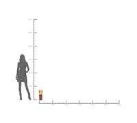 KARE Jarrón Marvelous Duo, altura 38cm, cristal, amarillo, morado True