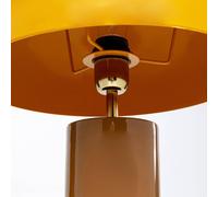 Kare Josy lámpara de mesa, amarillo, acero, altura 51 cm