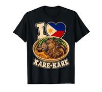 Kare-Kare I Love Filipinas Orgullo Pinoy Comida Filipina Camiseta gráfica económica, Hombre, Negro, S