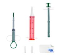 Kare & Kind 3X Jeringas de Pastillas para Mascotas - Herramientas Dispensadoras de Medicina - Jeringa para Tabletas, Píldoras y Cápsulas - Utilícelas para Agua, Leche de Fórmula y Polvo