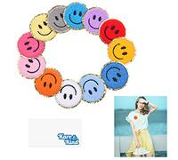 Kare & Kind Parches para Planchar 12x Sonriente - DIY, Manualidades, Artes, Tejido, Artículos Hechos a Mano