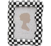 Kare Marco de fotos Checker, color negro y blanco, 13 x 18 cm, marco de fotos, regalo, diseño de tablero de ajedrez