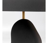 Kare Design Lámpara de Mesa Nube, Negro, Metal, Escandinava, Moderna, Moderna, Altura 48cm, Luz Decorativa, Decoración para Dormitorio y Sala de Estar, sin Bombilla Incluida