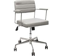KARE Oficina giratoria Dottore, (H/B/T) 78 x 44 x 50 cm, Gris, talla única