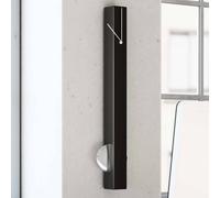 KARE Reloj de pared pendular, aluminio, negro True