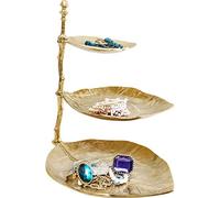 KARE Etagere Hoja, aluminio, latonado, h 46 cm