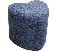 Kare Taburete de diseño Lovely, Azul, Asiento, Estante, Forma de corazón, salón, Pasillo, 36 x 34 x 35 cm (Alto x Ancho x Profundidad)