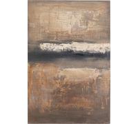 Kare WTD - Lienzo decorativo (50 x 80 cm), diseño de Horizon en polvo, color marrón